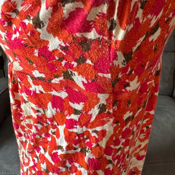 CAbi Red and White Floral Dress - Picture 4 of 7
